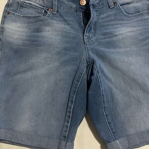 Time and Tru Blue Jean Shorts